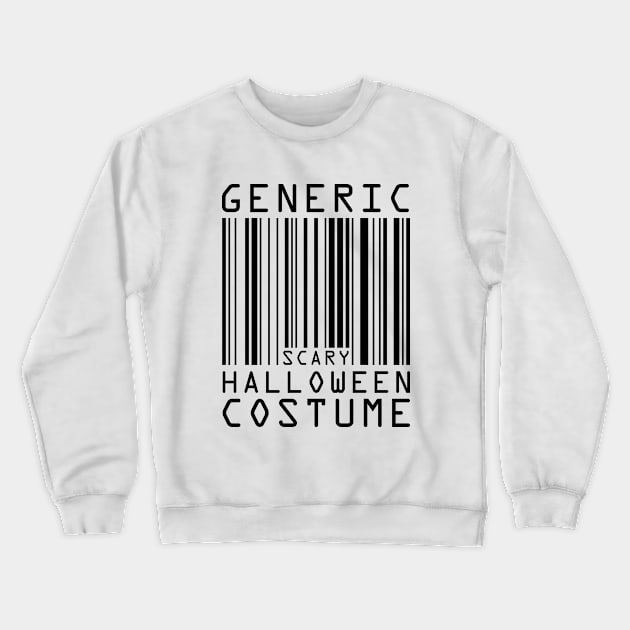 Halloween Barcode Costume (Black)[HT] Crewneck Sweatshirt by HalloweenTown